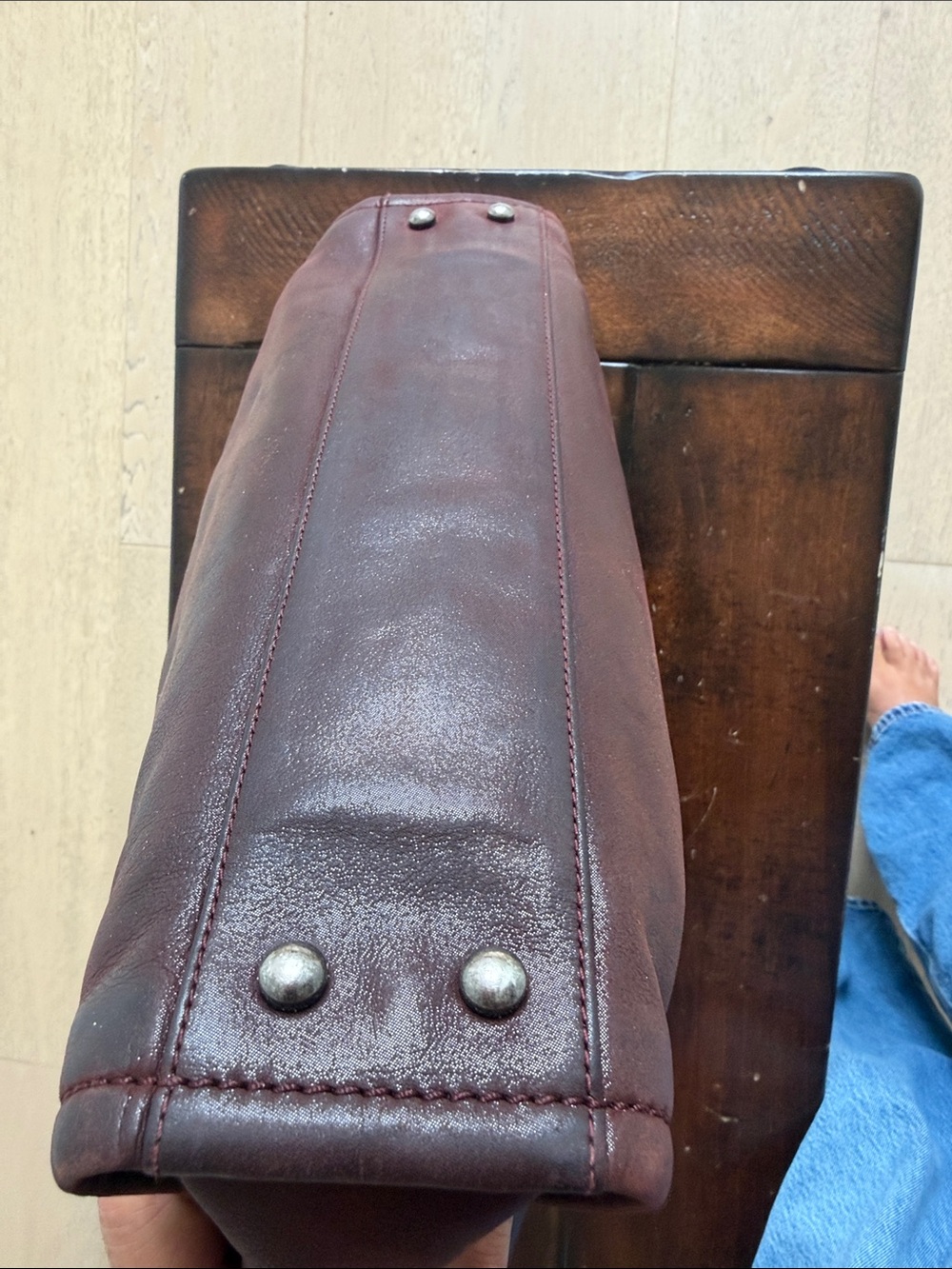CHANEL Brown soft and crumbled calfskin portobello bag. Very good - Picture 3 of 16